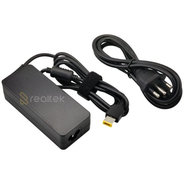 Carregador Para Notebook Lenovo 20V 3.25A 65W - Plug Retangular LE-01