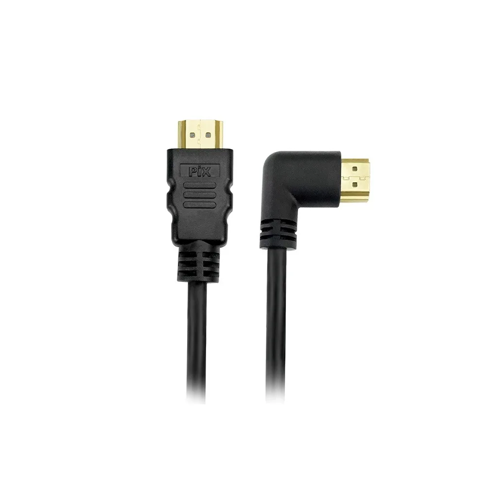 Cabo Hdmi 3 Metros V2.0 90 Graus 19 Pinos 4k Hdr - Pix 018-3323 - Imagem 2