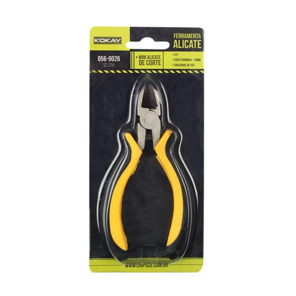Mini Alicate De Corte Diagonal 4.5 Pol. - Kokay 056-9026 - Imagem 3