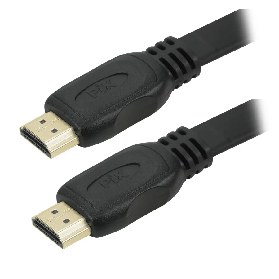 Cabo Hdmi 5 Metros Flat v2.0, 4k Hdr - Pix 018-5025 - Imagem 2