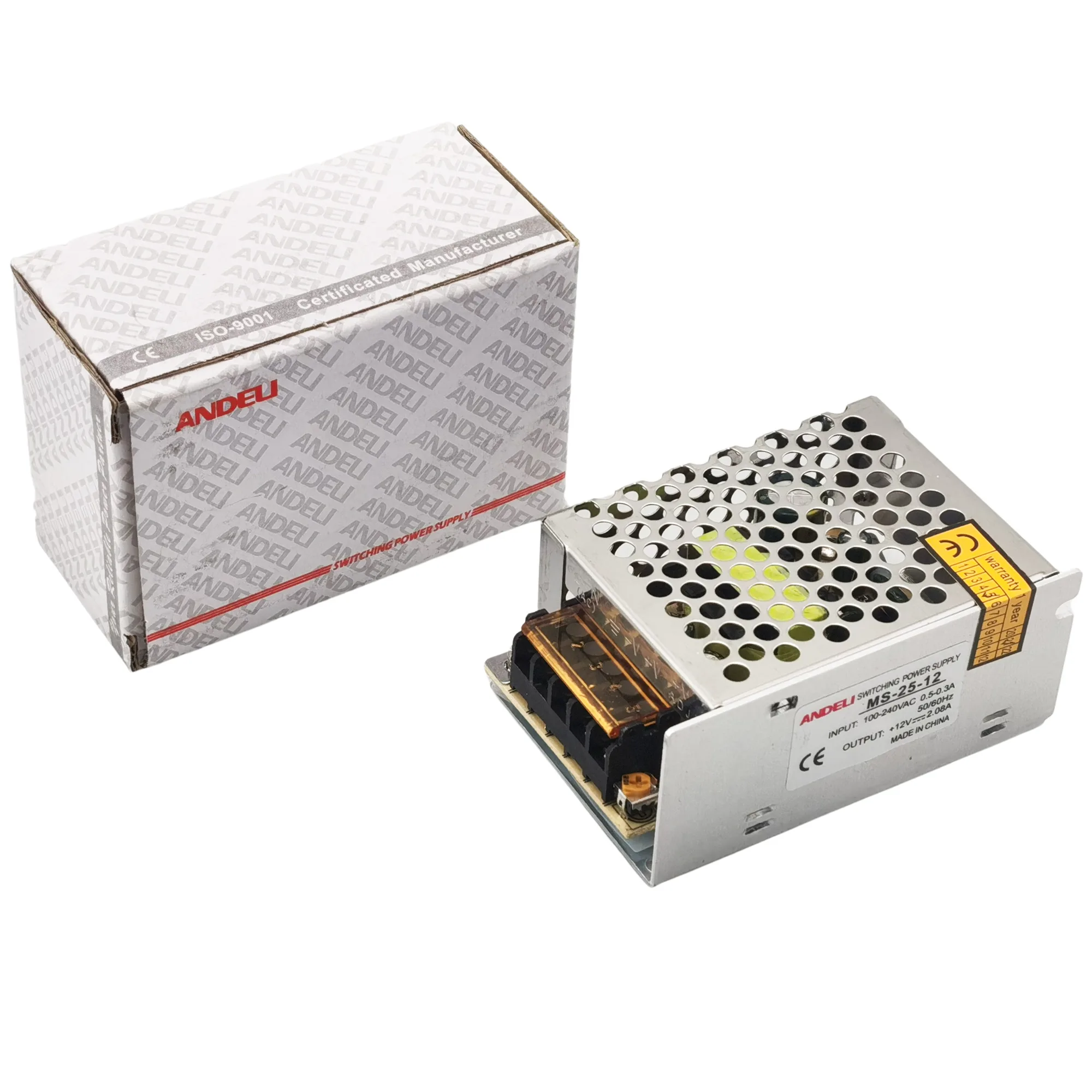 Fonte Chaveada Andeli 12V 2.08A 25w Bi-volt - MS-25-12