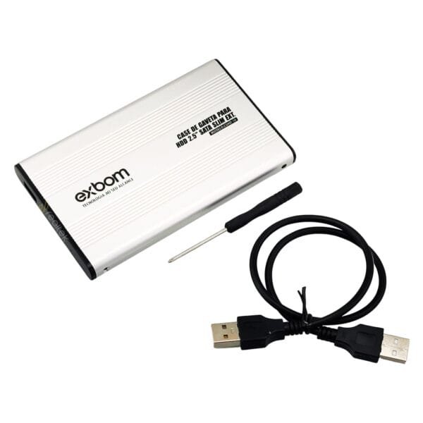 Case Para Hd Sata 2.5 Exbom CGHD-10 Usb 2.0 - 07004 - Imagem 3