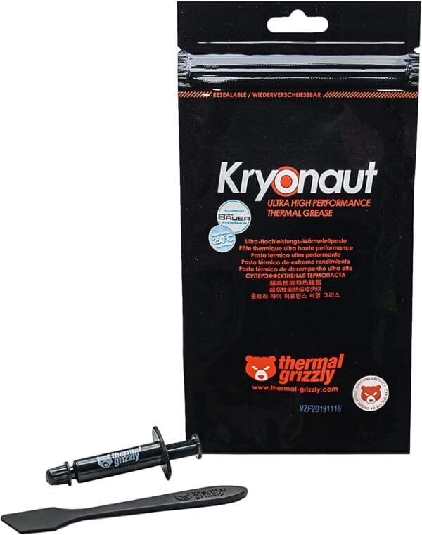 Pasta Térmica Thermal Grizzly Kryonaut 12.5W/mk - 1g