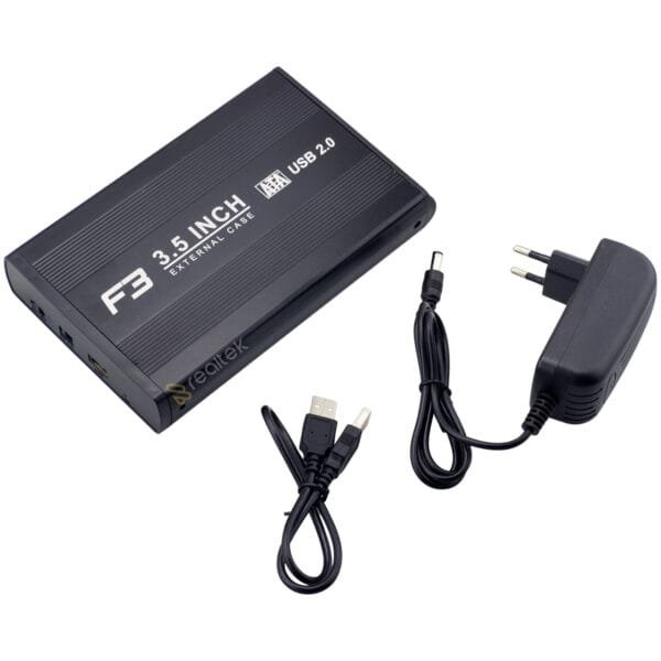 Case Para HD Sata 3.5 Usb 2.0 Externo - F3 JC-CS3.5
