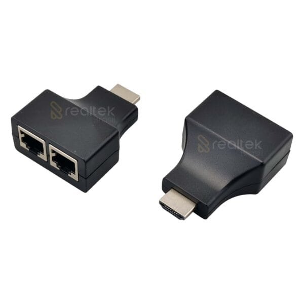 Extensor Hdmi Via Cabo De Rede Rj45 (2 Vias) - Até 30m Metros