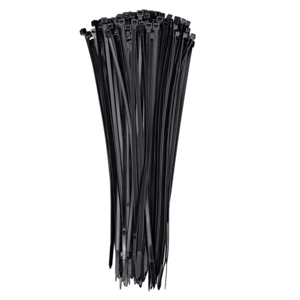 Abraçadeira de Nylon 40cm, 4,8x400mm Preta - 100 Unidades