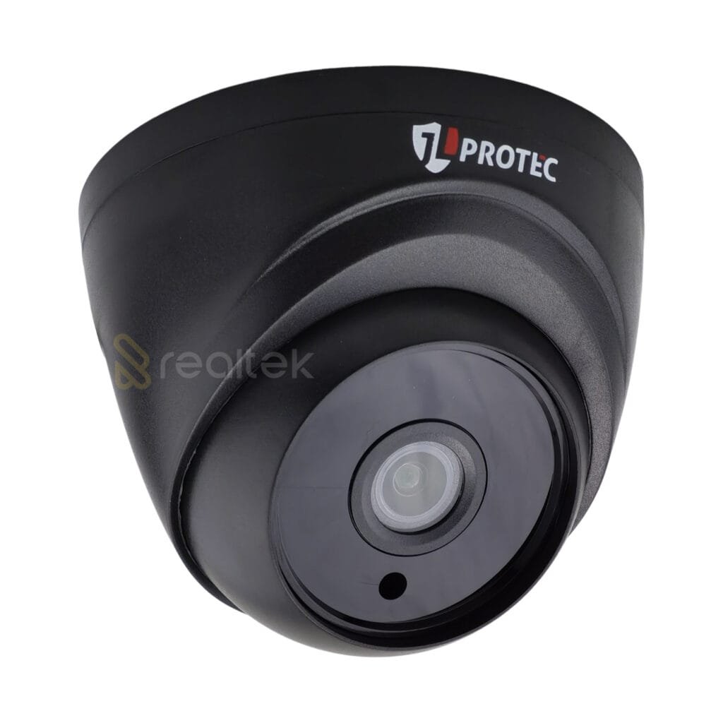 Câmera Dome Preta AHD 1080p 2.8mm 1/3 – JL Protec JL-8020 - Realtek Brasil