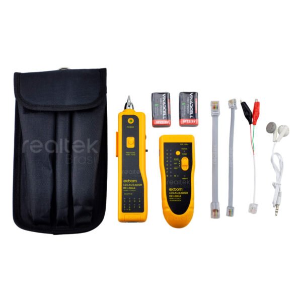 Testador Rj11 Rj45 e Localizador De Cabos, Zumbidor - Exbom FEPRO -TC350 - Imagem 2