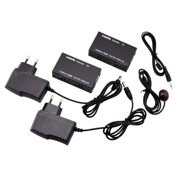 Extensor Hdmi Via Cabo De Rede Até 60m C/ Repetidor IR  - MXT 1.2.103 - Imagem 2