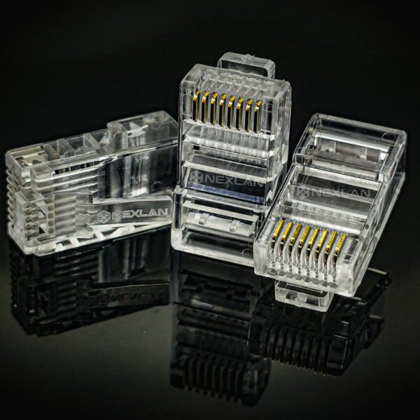 Conector RJ45 Cat5e Nexlan - 100 Unidades - Imagem 2