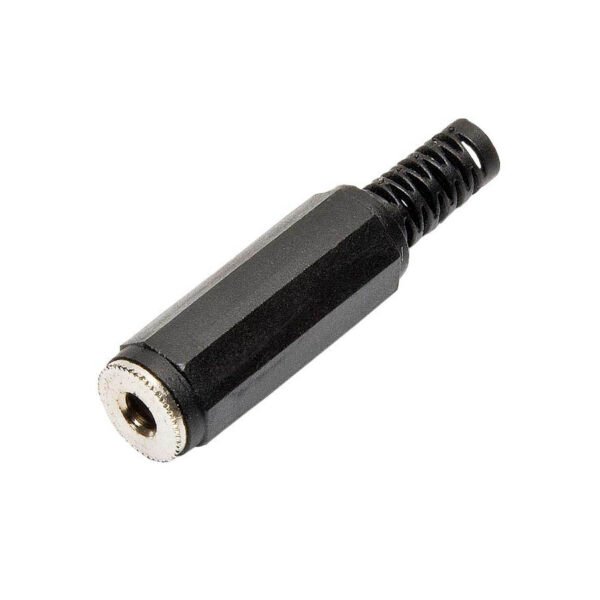 Plug Conector P2 Fêmea Estéreo, Plástico - 062-0984
