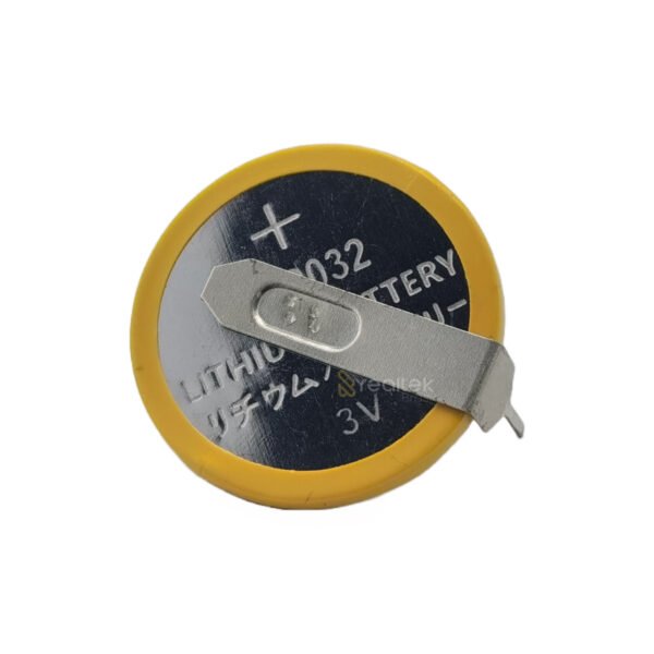 Pilha Bateria CR 2032 3v Lithium Com 2 Pinos de Solda - 1 Unidade - Imagem 2