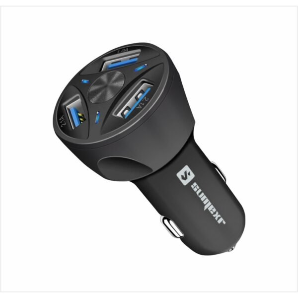 Carregador USB Veicular 3 Portas, 5A- Sumexr SX-C6 - Imagem 2