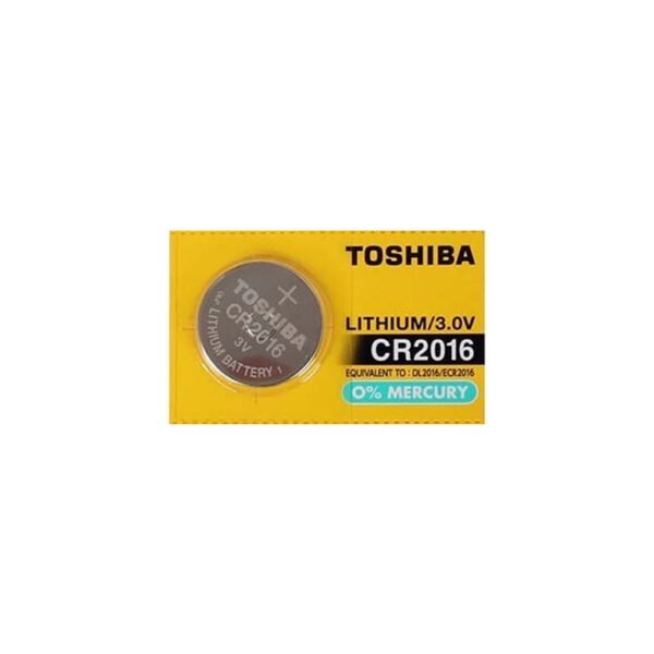 Pilha Bateria 2016, CR2016, DL2016, ECR2016 Toshiba -  1 Unidade