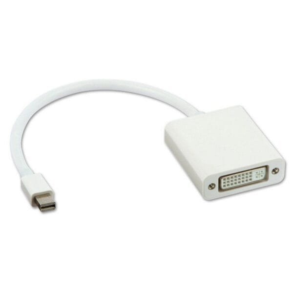 Adaptador Conversor De Mini DisplayPort Para Dvi