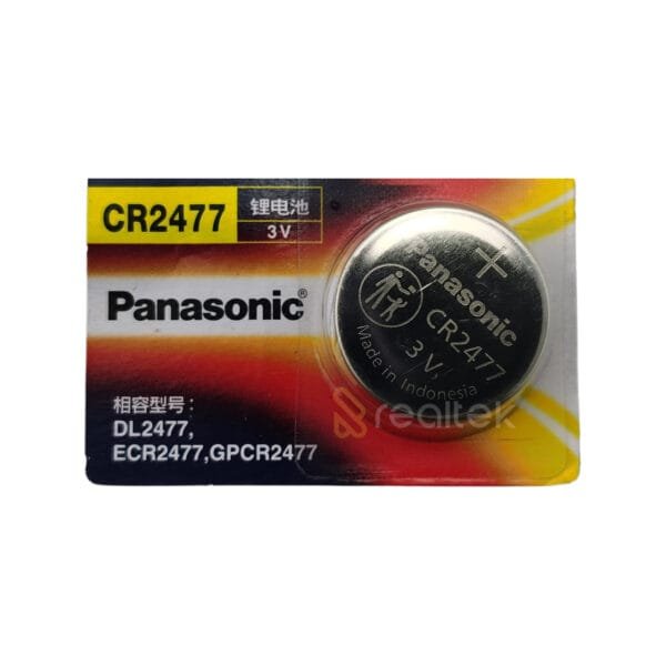 Pilha Bateria 2477, CR2477 3v, Panasonic - 1 Unidade