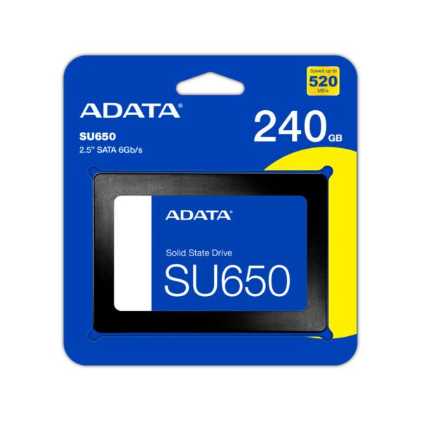 SSD 240gb SATA III 6.0GB/S, 3D NAND - Adata SU650