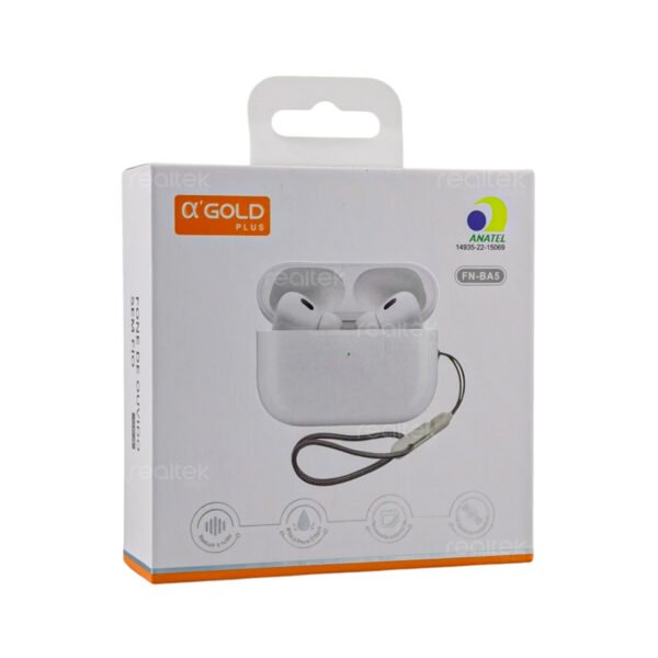 Fone de Ouvido In-ear Bluetooth 5.4 - α'gold FN-BA5