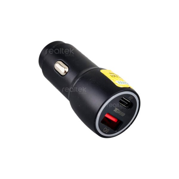 Carregador Veicular USB e Usb C Turbo, 60w - α'gold CJ-13-4 - Imagem 3