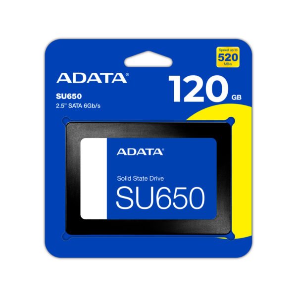 SSD 120gb SATA III 6.0GB/S, 3D NAND - Adata SU650