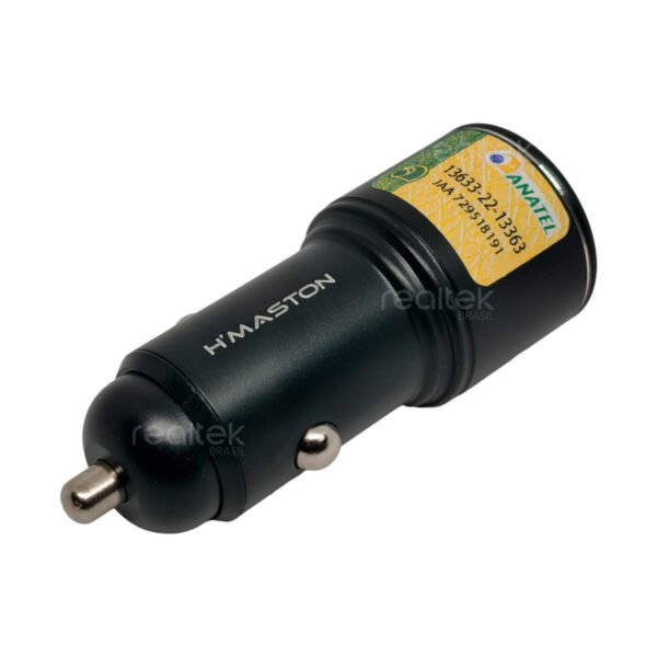 Carregador Veicular USB Turbo 45W (QC 20w + PD 25w) - H'MASTON L06L - Imagem 2