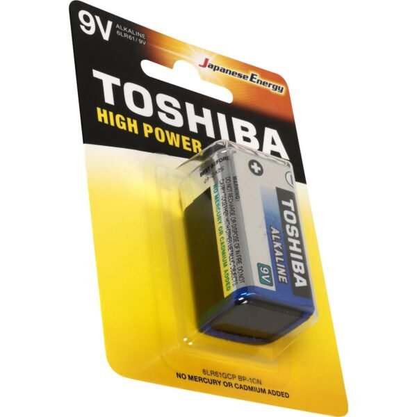 Bateria Alcalina 9V 6LR61GCP /  6LR61 / 6LP3146 / 6LF22 / MN1604 / 522 - Toshiba - Imagem 6