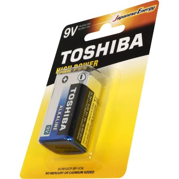 Bateria Alcalina 9V 6LR61GCP /  6LR61 / 6LP3146 / 6LF22 / MN1604 / 522 - Toshiba - Imagem 5