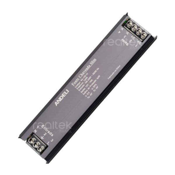 Fonte Chaveada Slim Andeli 12V 10A 120w Bi-volt - SS-120-12