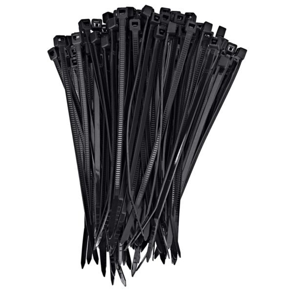 Abraçadeira de Nylon 15cm, 2,5x150mm Preta - 100 Unidades