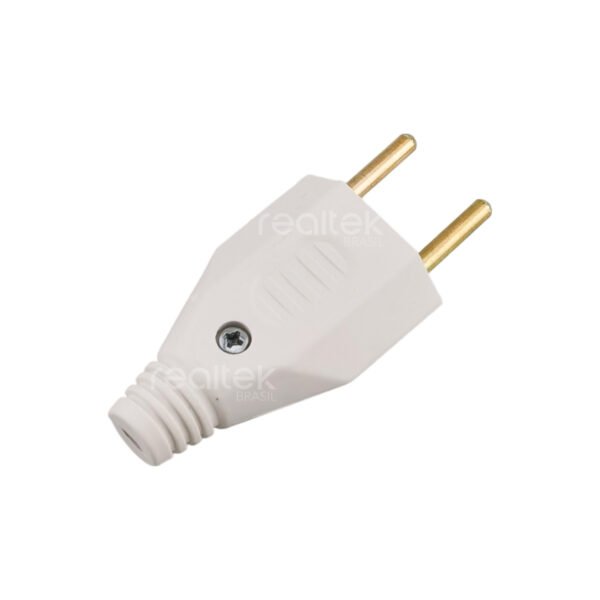 Plug Tomada Macho 10A 250V- 2 Pinos