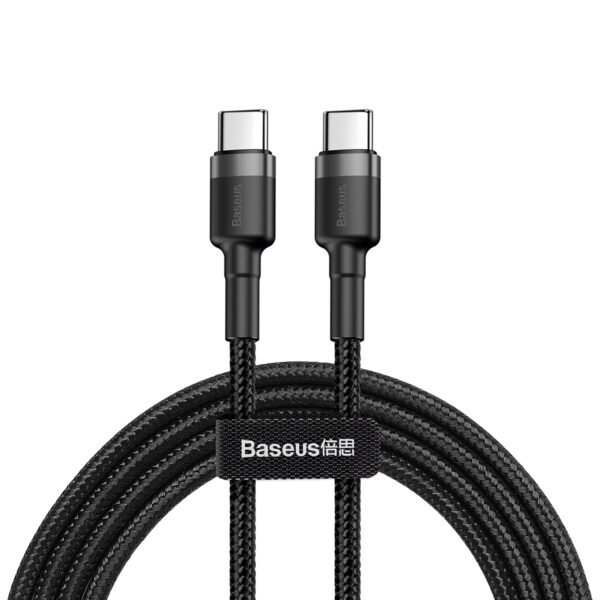 Cabo USB C para USB C 60W PD2.0, 1 Metro – Baseus CATKLF-GG1