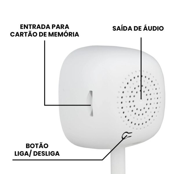 Smart Câmera IP Wifi 1080P, App Tuya / Smart Life - Haiz HZ-K258 - Imagem 3
