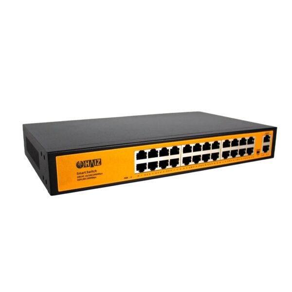 Switch 24 Portas Gigabit 100/1000 + 2 UpLink - Haiz HZ-2400GB