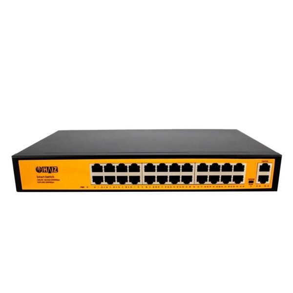 Switch 24 Portas Gigabit 100/1000 + 2 UpLink - Haiz HZ-2400GB - Imagem 2