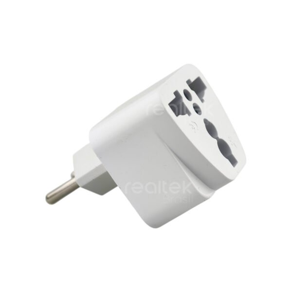 Adaptador De Tomada Universal Para Padrão Brasileiro - 110-220V 10A - Imagem 3