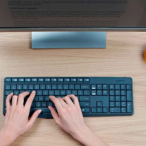 Kit Teclado e Mouse Sem Fio - Logitech MK235 - Imagem 4