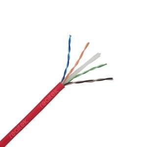 Cabo cat6 Vermelho por metro